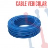 Cable Vehicular AWG 18 Azúl X Metro