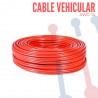 Cable Vehicular AWG 14 Rojo X Metro