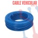 Cable Vehicular AWG 20 Azùl X Metro