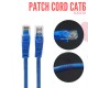 Patch Cord CAT6 Azul 3Mt
