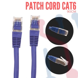 Patch Cord CAT6 Azul 0.9Mt