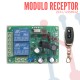 Modulo Receptor 2 CH 433Mhz