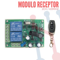 Módulo Receptor 2CH 433Mhz (110V AC)