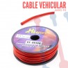 Cable Vehicular AWG 10 Rojo X Metro
