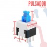 Pulsador 6 Pines 7x7 mm