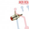 Jack RCA de Chasis Rojo