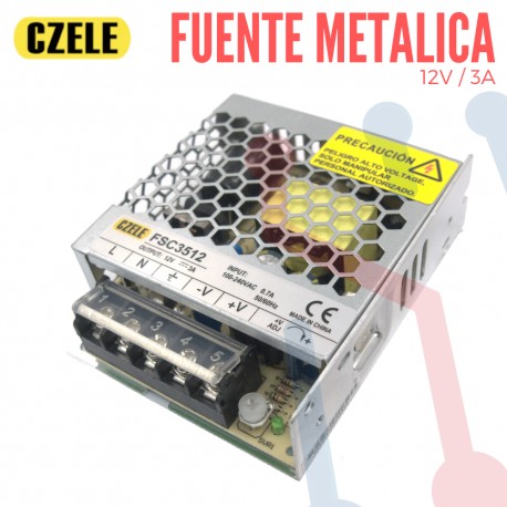 Fuente Suicheada12V 3A 36W