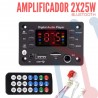 Amplificador de MP3 Bluetooth 2x25W