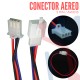 Conector Aéreo 3PIN AWG18 (Automotriz)