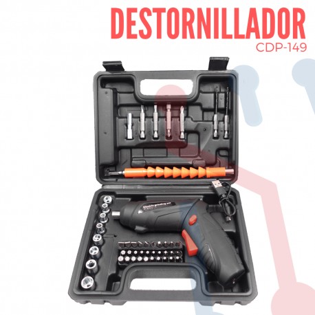 KIT Destornillador Recargable 250 rpm