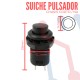 Suiche Pulsador Negro NA 12.5mm