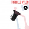 Tornillo nylon Cabeza Plana M3 6mm