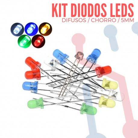 Kit de Led's 5MM (100PCS)