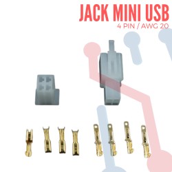 Conector 4 Pines Pareja AWG 18