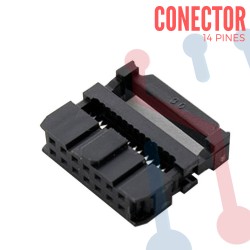 Conector para Cable Ribbon 14 Pines