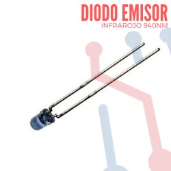 Diodo Emisor Infrarrojo 3mm 940NM (IR)