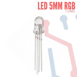 LED RGB 5mm Ánodo común