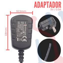 Adaptador de voltaje 5V 0.5A
