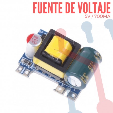 Fuente de Voltaje AC-DC para PCB 5V 700mA