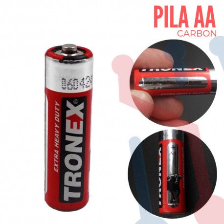 Pila Tronex de Carbón AA