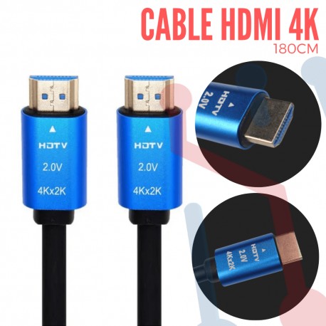 Cable HDMI 4K 1.8Mt