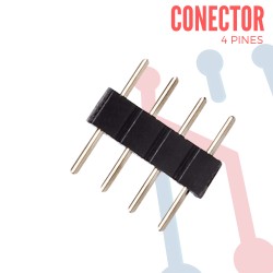 Conector 4 Pines Cinta LED RGB