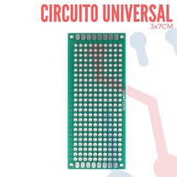 Circuito Impreso Universal 3x7cm