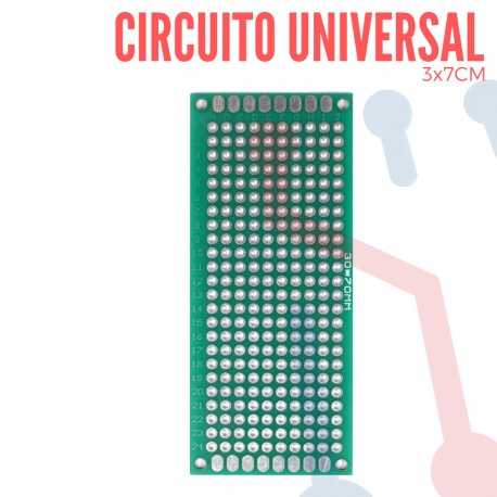 Circuito Impreso Universal 3x7cm