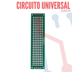 Circuito Impreso Universal 2x8cm