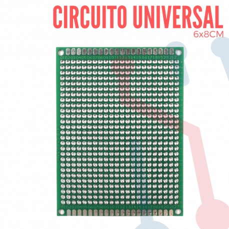 Circuito Impreso Universal 6x8cm