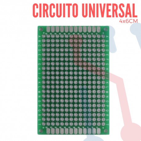 Circuito Impreso Universal 4x6cm