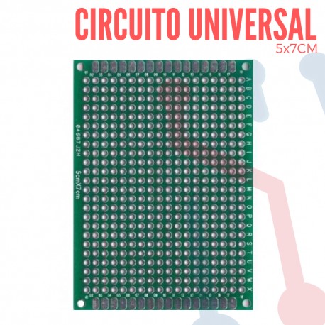 Circuito Impreso Universal 5x7cm