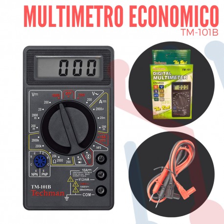 Multímetro Económico TM-101B