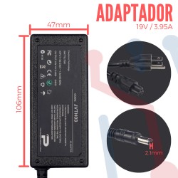 Adaptador de Voltaje 19V 3.95A