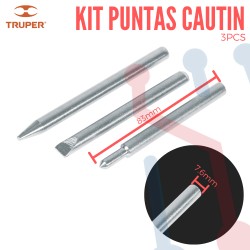 Kit Puntas Macizas para Cautin 100W (2Pcs)
