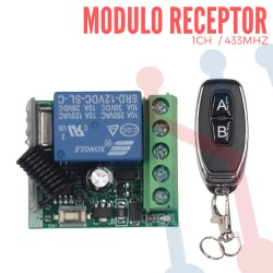 Modulo Receptor 1 CH 433Mhz