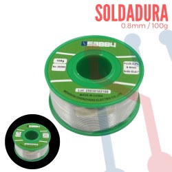 Soldadura 0.8mm 100g (Libre de Plomo)