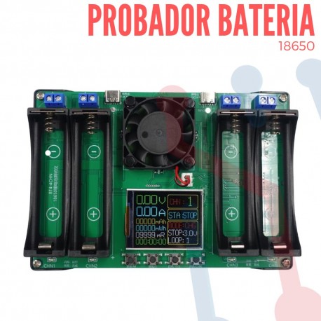 Probador de Resistencia de Baterías18650