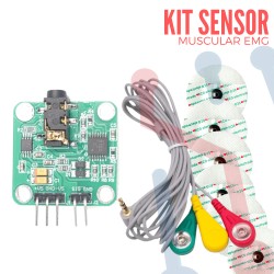 Kit Sensor Eléctrico Muscular EMG