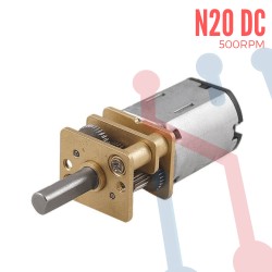 Micro Motorreductor 6V 500rpm 1.1Kg/cm