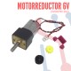 kit Motorreductor 6VDC 200RPM 2Kg