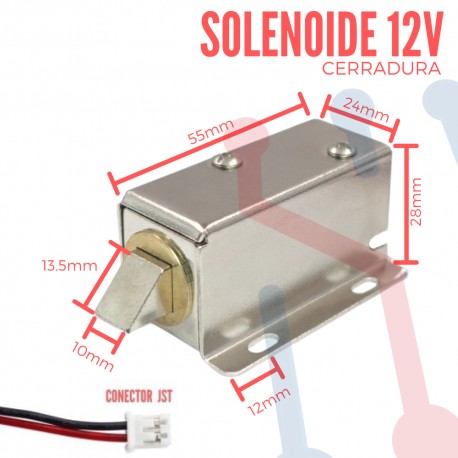 Solenoide Cerradura 12VDC