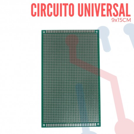 Circuito Impreso Fibra de Vidrio 9x15
