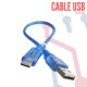 Cable USB a USB-C 30cm
