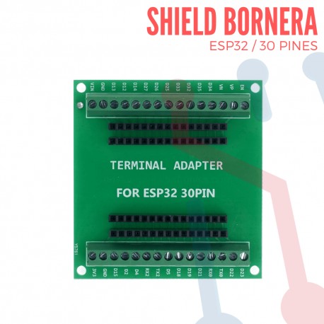 Shield Bornera ESP32 30 Pines