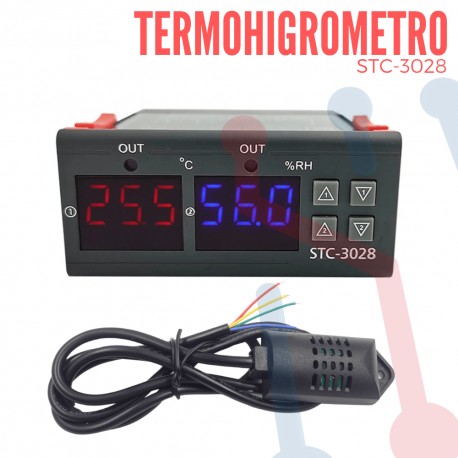 Termohigrómetro STC-3028