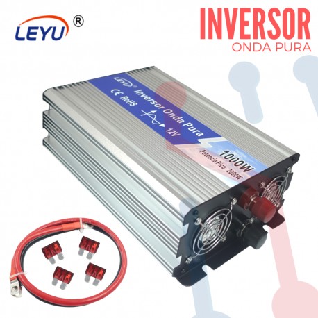 Inversor (Onda pura) DC/AC 12V 1000W-LEYU