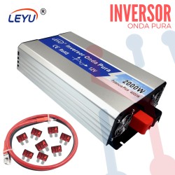 Inversor (Onda pura) DC/AC 12V 2000W-LEYU