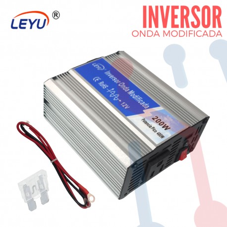 Inversor (Onda modificada) DC/AC 12V 200W-LEYU