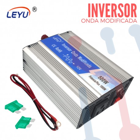 Inversor (Onda modificada) DC/AC 12V 500W-LEYU